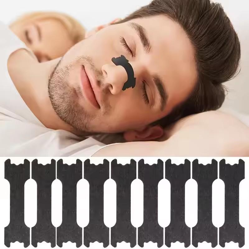 10-50 Stück Anti-Schnarch-Nasenpflaster Extra Stark Atmungsaktive Nasenpflaster zur Schnarchlinderung Besserer Schlaf Hausmittel für den Schlaf
