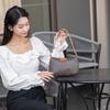 Printed Polka Dot Shoulder Zipper Women's Bag New Fashion Casual Armpit Bag