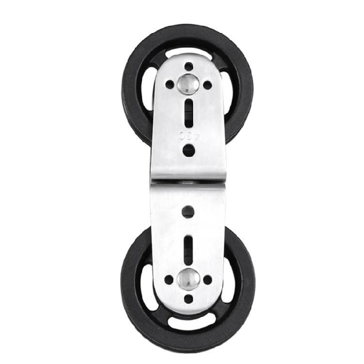 Compact Quiet Bearing Swivel Grooves Wheel Home Gyms Rotating Pulley 360 Degree Rotating Roller Easy To Install