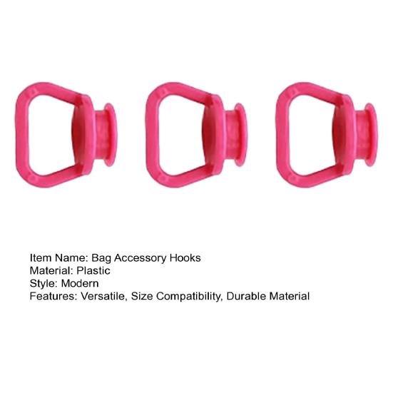 3-teiliges Hakenset für Taschenzubehör für Bogg Bags, Reise- und Strandtaschen