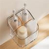 Drillless Installation Bathroom Organizers For Electric Toothbrushes And Accessories Durable Plastic Storage Rack Space Saving Design