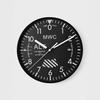 [MWC] MWC Altimeter Black Wall Clock (Silent)