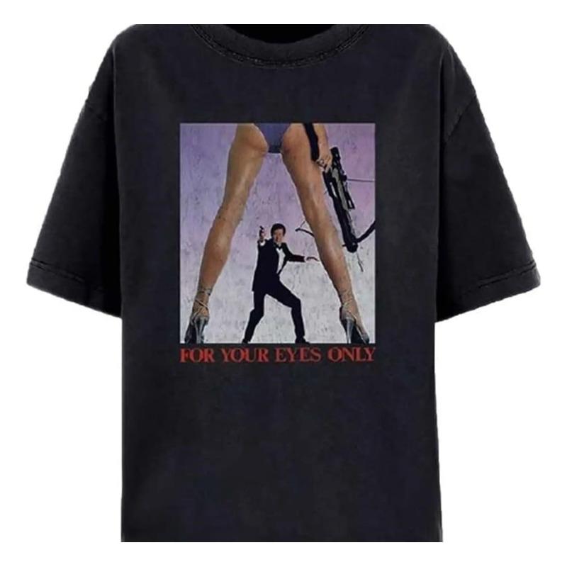 Camiseta Oficial De James Bond 007 For Your Eyes Only Para H S разноцветный