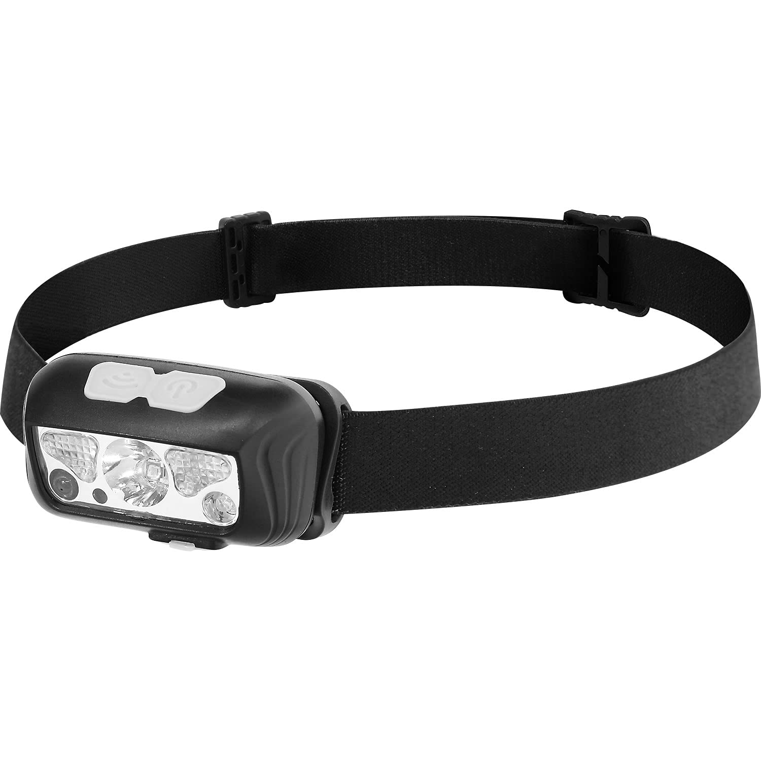 

Перезаряжаемый налобный фонарь Radweather с водонепроницаемым светодиодным светом для бедствий, улицы и работы, с датчиком, готовность, кемпинг, мероприятия, альпинизм, чёрный