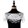 Women's Fashionable Lace Capelet with Embroidery Hollow out False Half Shirt Collar Neck for Special Occasion