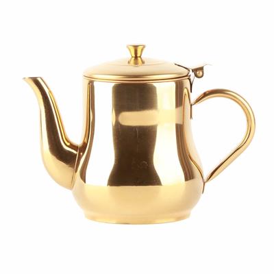 Stainless Steel Tea Pot with Filter Rust Proof Durable Oil Strainer Pot for Hotels Restaurants