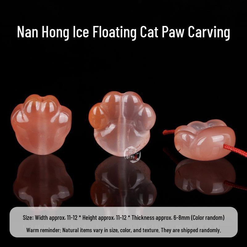 NanHong Ice-Cute Kitten Paw Bead Bracelet - Handwoven DIY Accessory
