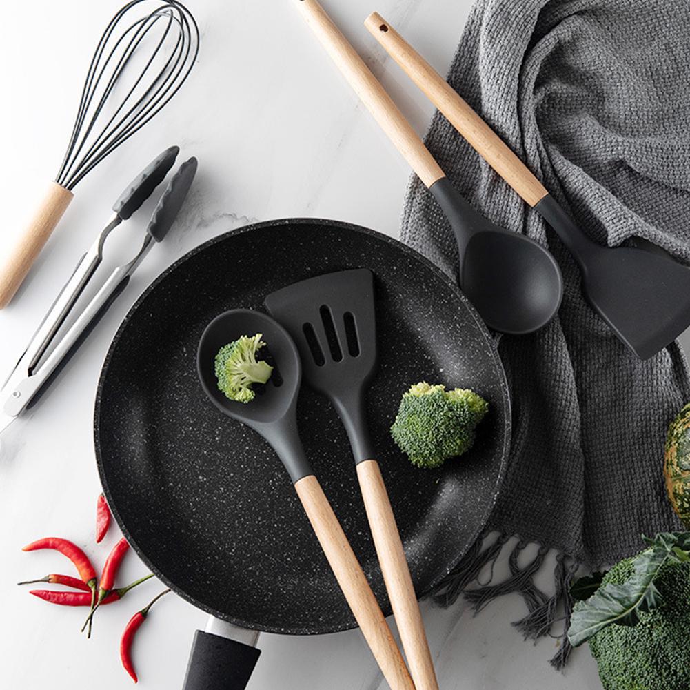 Silikonowe przybory kuchenne do gotowania Nieprzywierające żaroodporne naczynia kuchenne