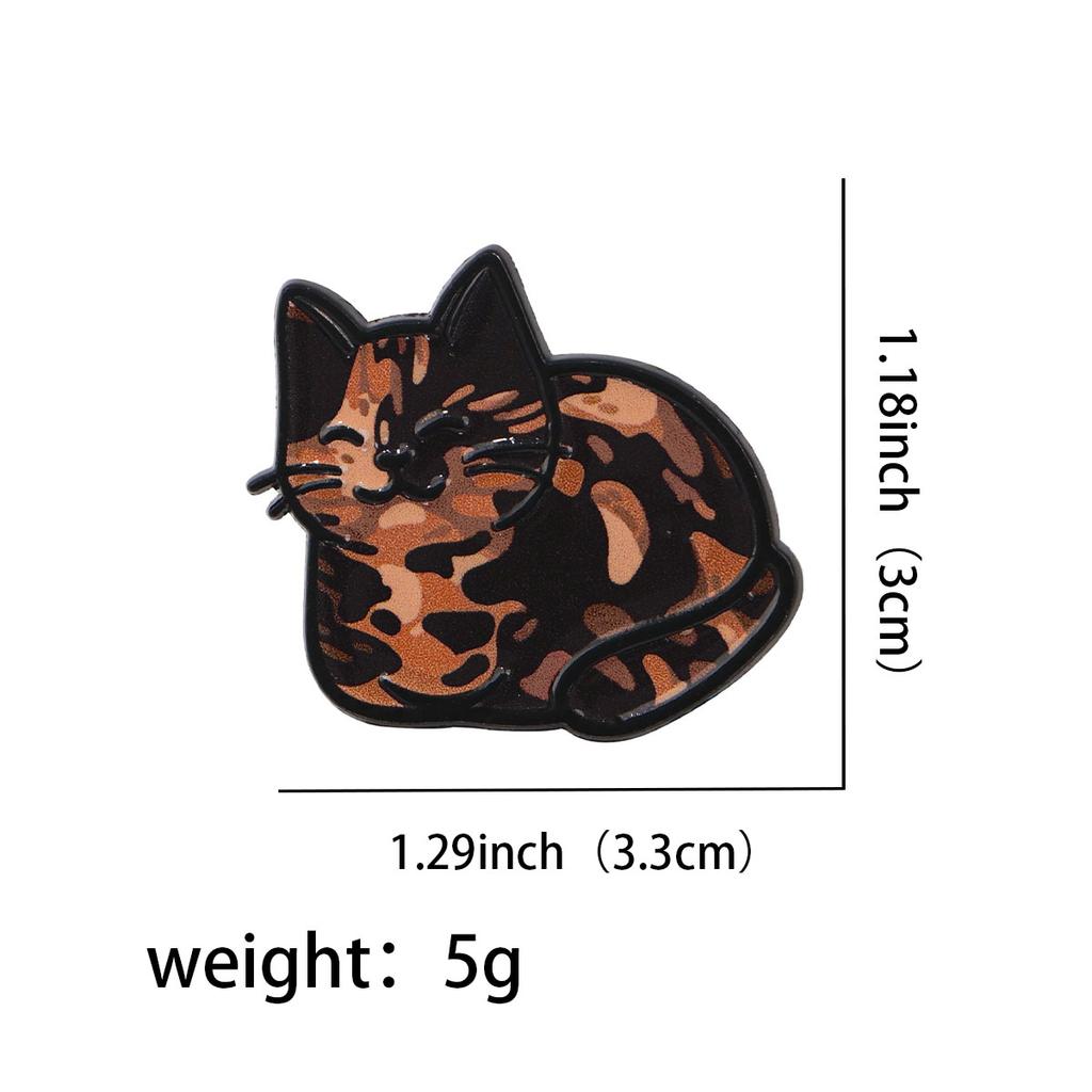 Cute Black Cats Enamel Pin Cartoon Anime Brooch Lapel Pins Badge On Backpack Clothing Accessories Fashion Jewelry Friends Gifts