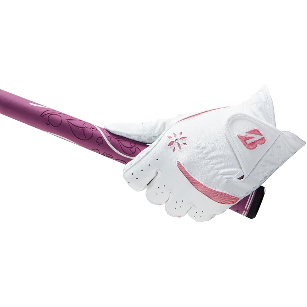 Bridgestone Ultra Grip Lady Golf Glove White/Pink Left Hand 20cm Women's