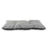 Tufted Pillow Pet Bed Dogs 50lb Max Black White Check Eco-Friendly Recycled Materials Machine Washable Comfortable Support