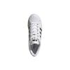 Adidas Womens Superstar 'Metallic 3 Stripes' (women's sizes) Cloud White / Silver Metallic / Core Black Skate Shoes FW3915