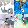 Shirring Ruffler Foot Multifunctional Stainless Steel Shirring Gathering Presser Foot for Replacement