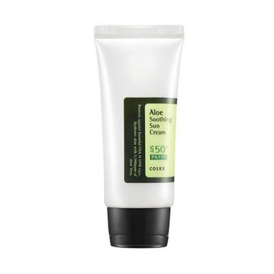 Creme Solar Calmante de Aloe SPF50+ PA+++ Hidratante Calmante Proteção UV 50ml