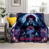 1PC Custom Name Day Dead Art outdooor Flannel blankets Throw Blanket All-Season Throw Gift Bedspread for Couch, Bed, Camping Holiday Birthday gift