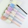 Creative Cute Plush Ballpoint Pens Gifts Flower Writing Supplies for School Office Wedding Signature Stationery Black Color Ink