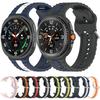 Original Silicone Strap for Samsung Galaxy Watch 8 Classic 46mm Sport Watchband for Galaxy Watch 8 40mm 44mm No Gaps Accessories
