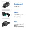 Car 180W Power Switch and Wiring Harness Kit for LED Light Bar(#1)