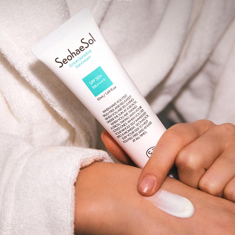 [SeohaeSol] Ectoin Sensitive Sun Cream SPF 50+ PA++++ 50ml