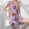 Cotton and Silk Floral Sleeveless Loungewear Suit Women's Summer New Chinese Pajamas Can Be Worn Outside Loose National Style Two-piece Set Thin