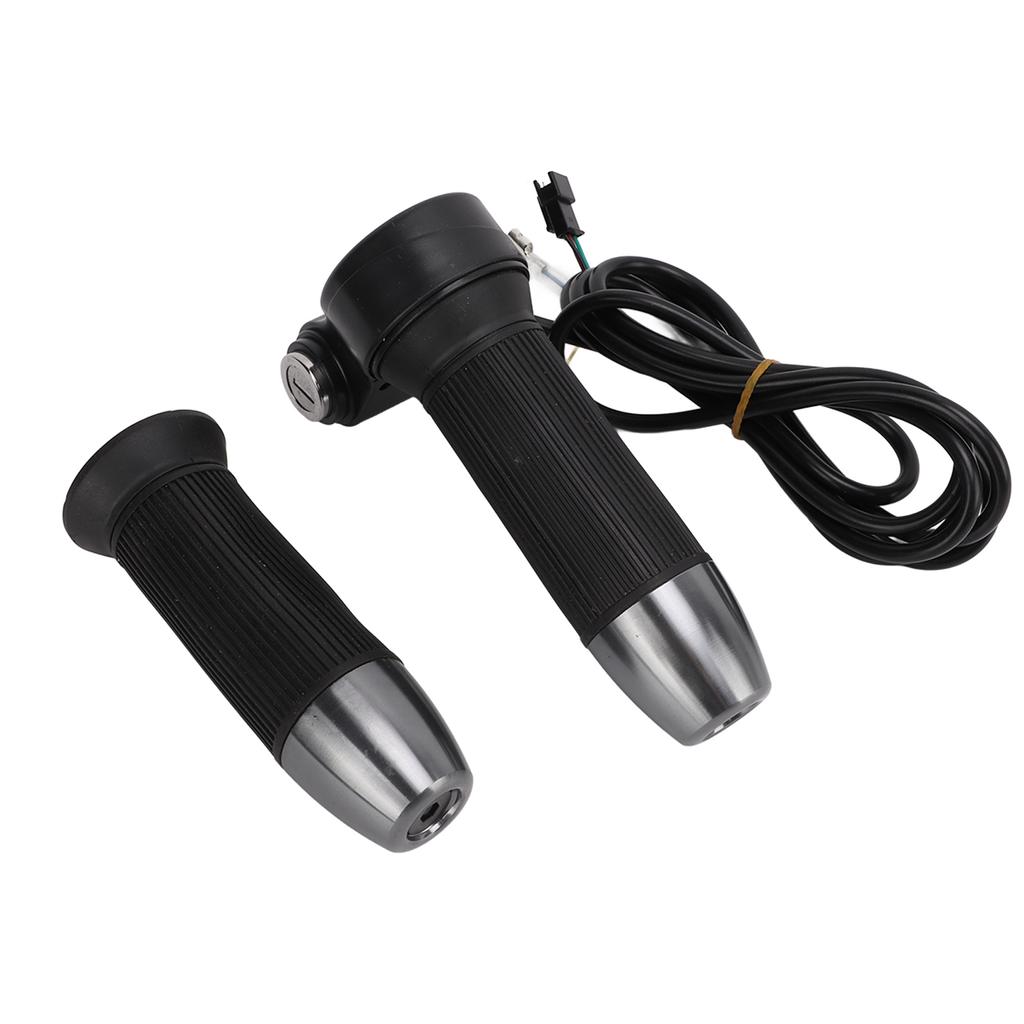 1 Pair Electric Bike Handlebar Throttle Grips Universal Twist Throttle Accelerator Grip