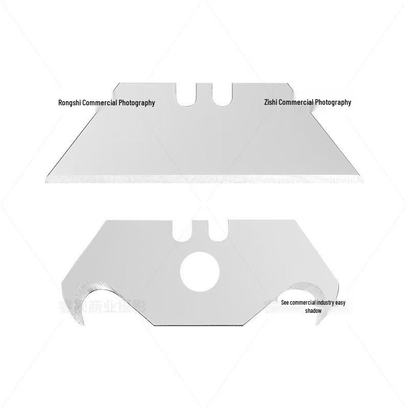 

Industrial Grade Aluminum Alloy Utility Knife - Heavy Duty Trapezoidal Blade Box Cutter with Hand Push Design for Wallpaper and More