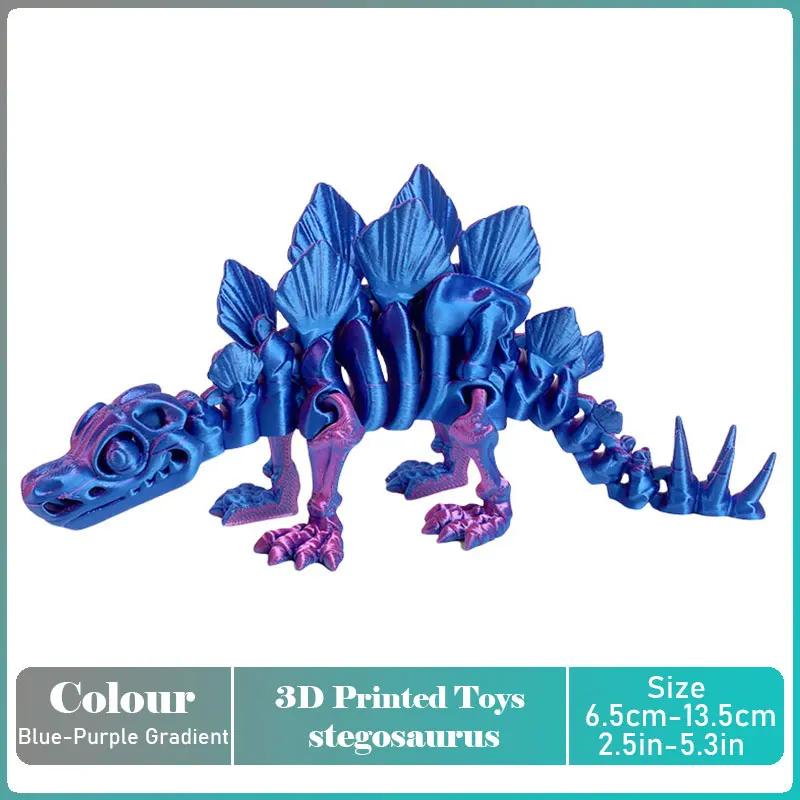 Tirannosauro Rex Stampato 3D Modello di Dinosauro Realistico Articolato Completamente Mobile Regalo di Compleanno Animali Realistici Decorazione da Scrivania