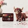 Multi-color Beads Set Highland Cow Bead Kit Mythical DIY Craft Tiny Animal