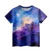 Kleinkind Mädchen Jungen Shirt Niedlich Sternenhimmel Bedruckte T-Shirts Kinder Shirts 1-15 Jahre