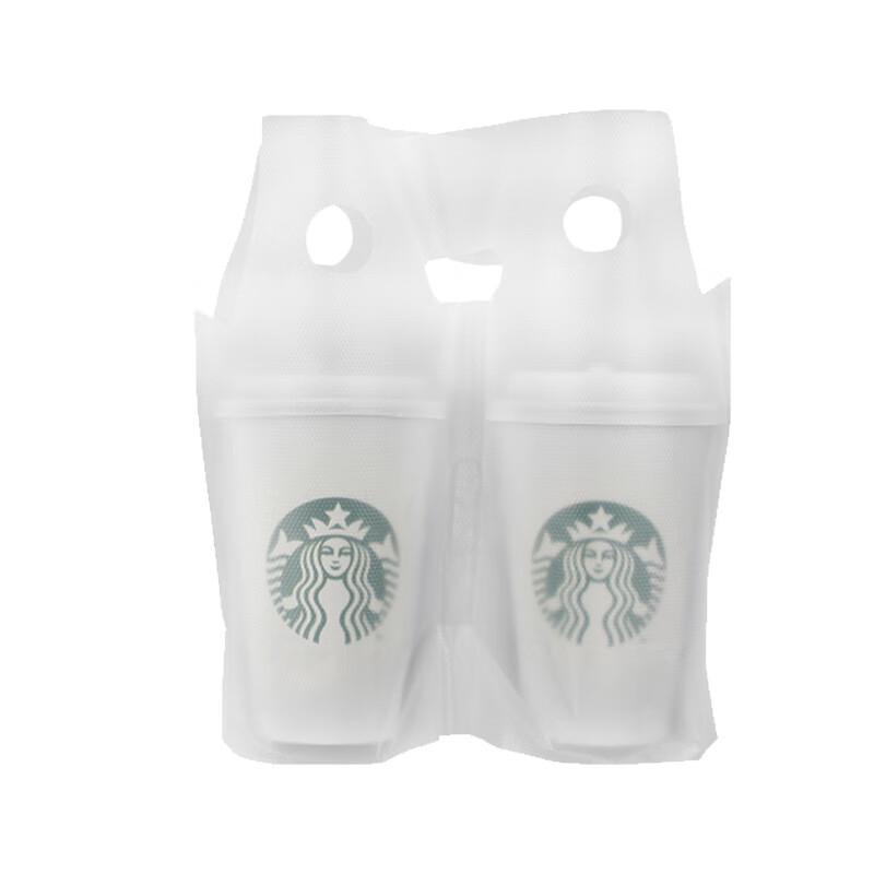 Disposable Thickened Vest-Style Double Cup Beverage Carry Bags