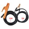 300-500A Massekabelklemme Elektrodenhalter Schweißmasseklemme Schweißzange Set Für MIG TIG Lichtbogenschweißen 5m Kabel 10-25 Stecker
