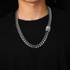 Heiß verkaufte Edelstahl Miami Cuban Link Kette Halskette Vergoldet Hip Hop Schmuck Herren Streetwear Zubehör