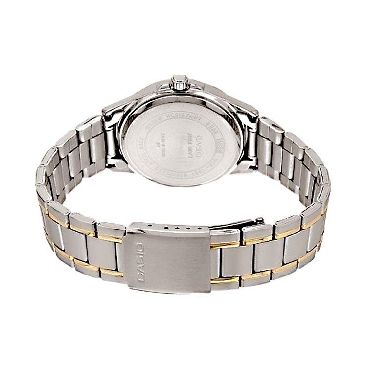 Casio Standard Series Fashion Business Simple Casual Versatile Two-Tone Pointer Scale Date Week Display Quartz Movement Watch Men Watches MTP-1381G-1A