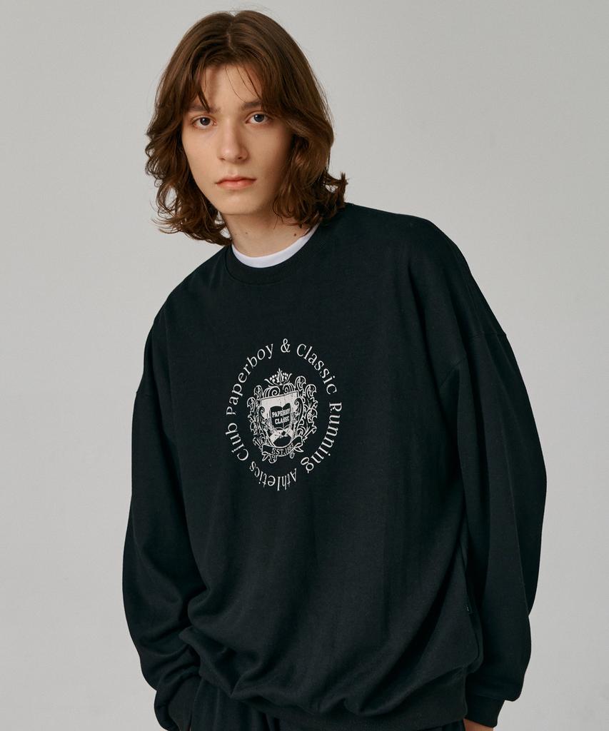 PAPERBOY County Sweatshirt - Black