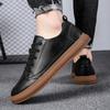 Fashion High -Quality Men Solid Color Striped Casual Shoe Comfortable Anti -Slip Breathable Flat Shoe Classic Trendy And Versatile Shoes