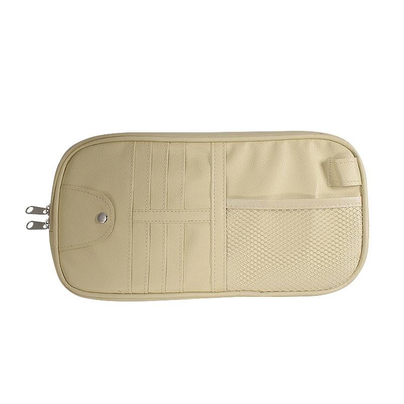 Car Sun Visor Organizer Truck Storage Bag Car Sun Visor Organizer Accessories Storage Bag for Card License Key Mobile Phone Invoice Document