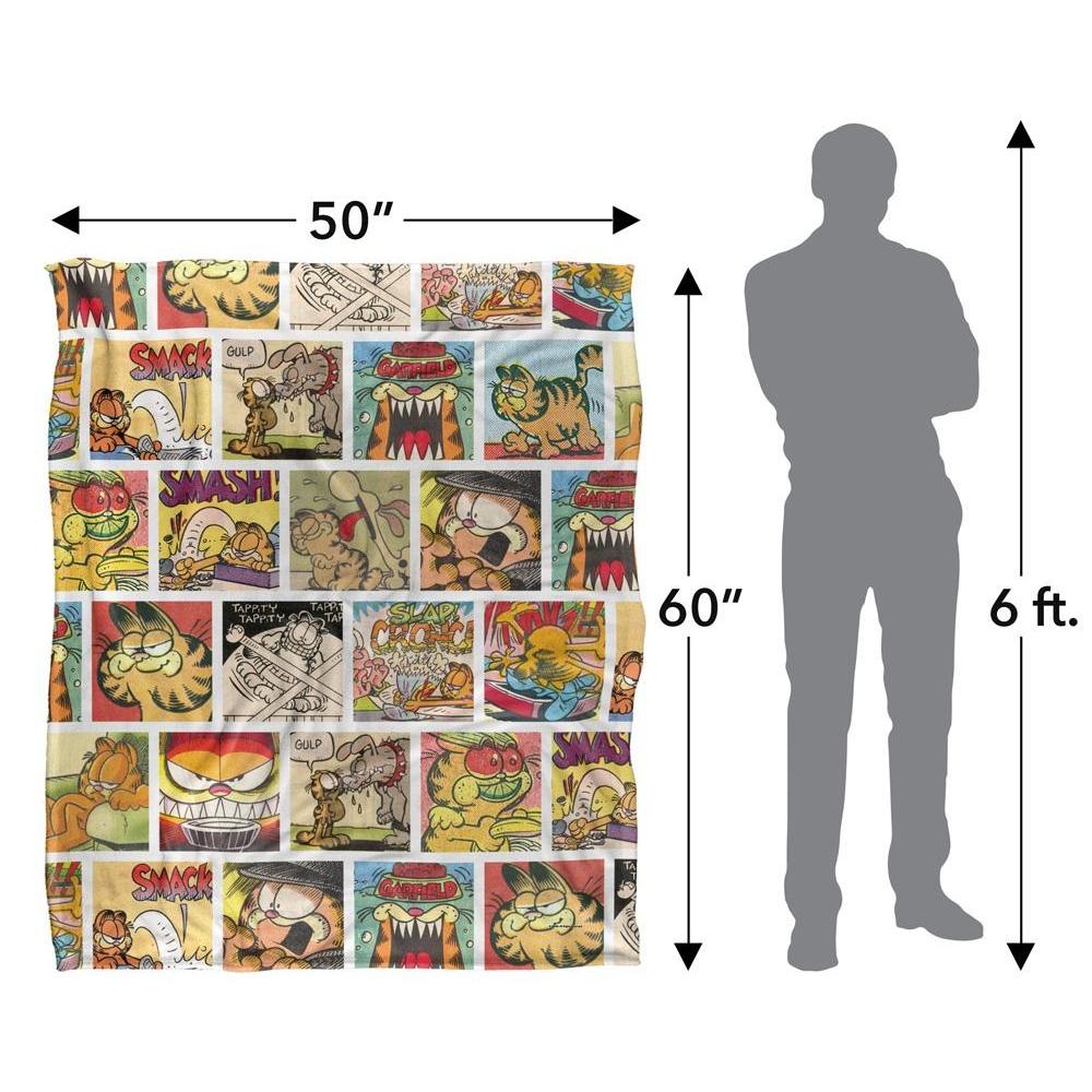 Garfield Silky Collage Supersoft Blanket