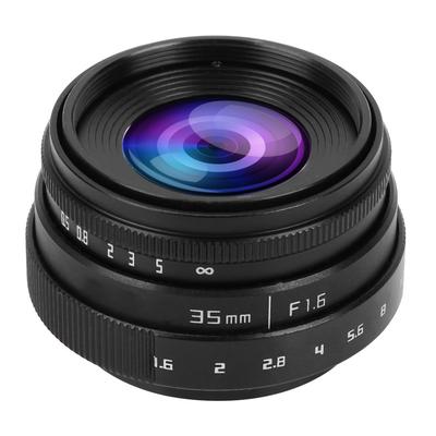 35mm F1.6 CCTV C-Mount Objektiv mit großer Blende für NEX M4Celsius3 FX(schwarz)