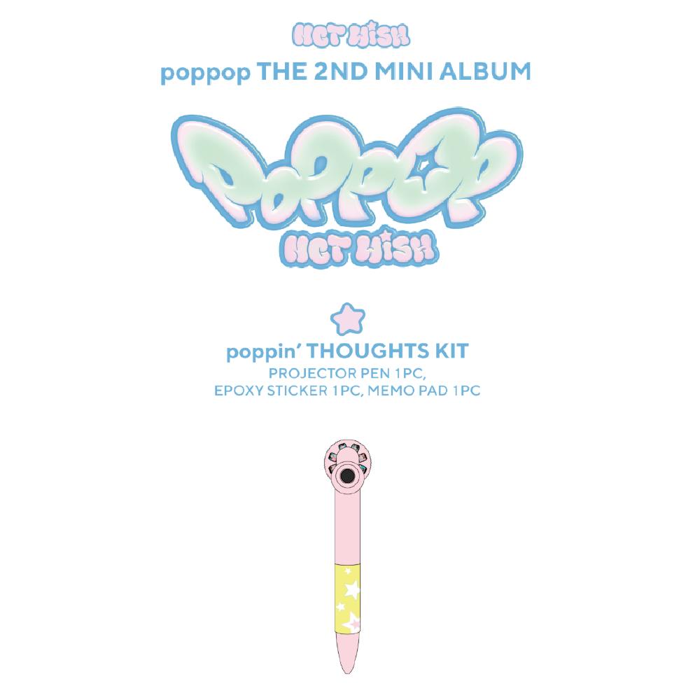 Pre-order NCT WISH The 2nd Mini Album Poppop Poppin Thoughts Kit