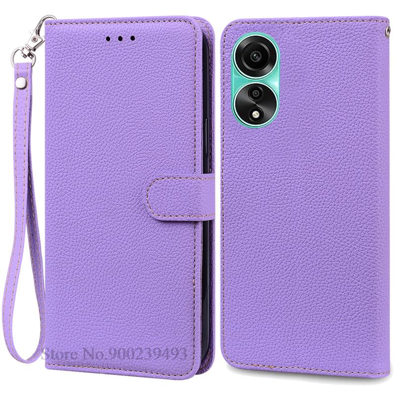 For OPPO A78 4G Case Leather Flip Wallet Case For OPPO A78 CPH2565 Phone Case For OPPO A78 5G CPH2483 CPH2495 Cover Fundas