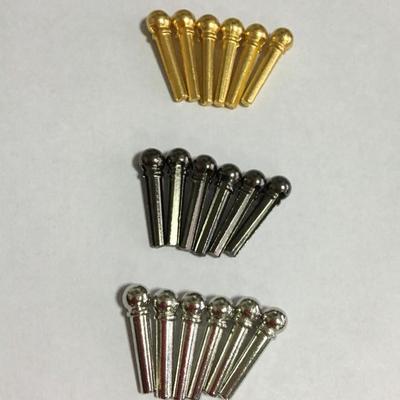 Akustikgitarren-Stegnadeln, Pins, Holz-Mechaniken, Saitenhalter-Pins, Legierungsmaterial