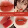 Sweet Milk Peach Powder! Akf Lip Mud M17 Fig Roasted Milk Low Saturation Natural Look Lipstick Lip Gloss