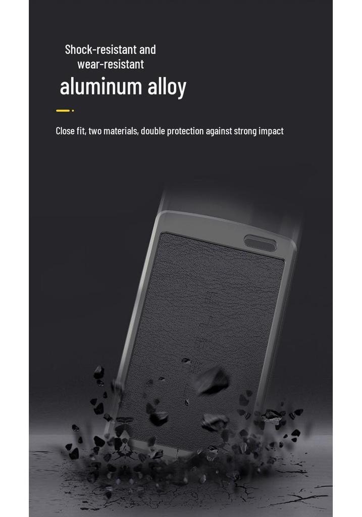 Tesla Key Card Case for Model 3/Y/X/S - Premium Protective Shell with Metal Buckle for Men & Women