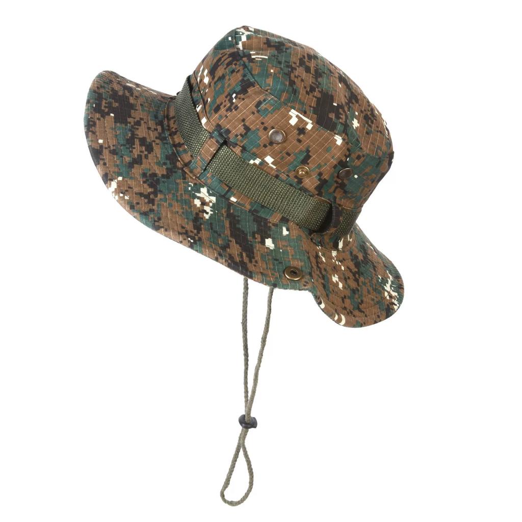 Free Samples Hip-Hop Solid Color Gradients Bucket Hats Hot Sale Streetwear Hiking Fisherman Hat Unisex Camping Camouflage Hat