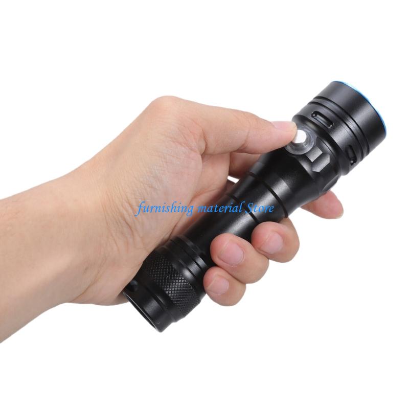 Y5GD Waterproof LED Diving Flashlight Underwater Dives Light Fishing Torches