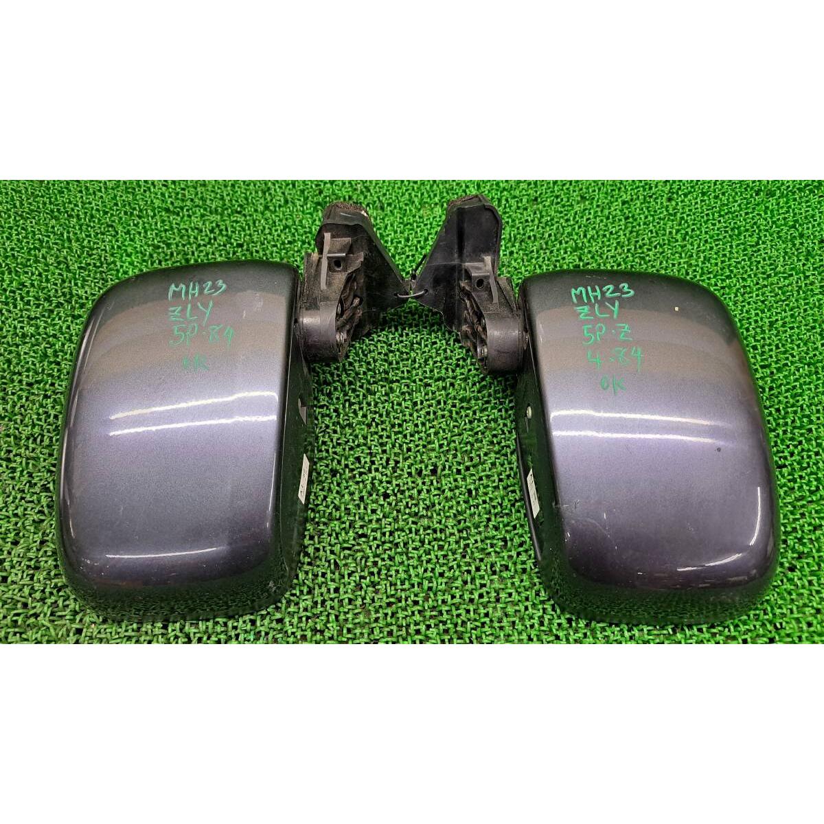 484 Suzuki Wagon R MH23S Door mirror Left and right Side mirror Driver s side Passenger s side Left Right 5P Operation check OK ZLY