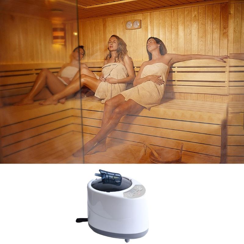 Transportable Efficient Steam Generator with 3L Large Capacity Safety Auto close for Home steambath Relaxation Experience