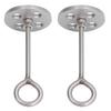 2pcs Cattle Nose Pliers Ring Safe Wear Resistant Cattle Nose Clamp for Cow Bull Cattle All Stainless Steel