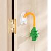 Niedlicher Weihnachtsbaumform Türstopper Sicherheitssilikon Kinder Fingerschutz Tragbar Anti-Quetsch Hand Türschloss