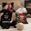 C-Classic-Chucky-Horror-Movie Spooky-Gritty Pillow Cover for Bedroom Room and Living Room Sofa Decorative Cushion Cover